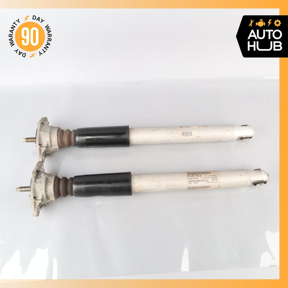14-16 Porsche Panamera 970 Rear Left & Right Suspension Shock Strut Set OEM 91k - photo 4