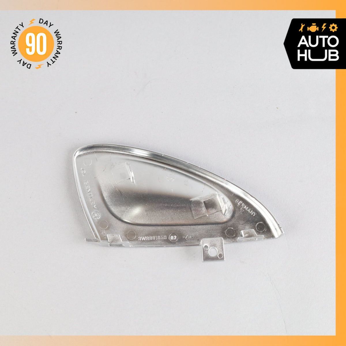 03-10 Bentley Continental GTC GT Front Right Seat Belt Cover Trim OEM 63k - photo 4