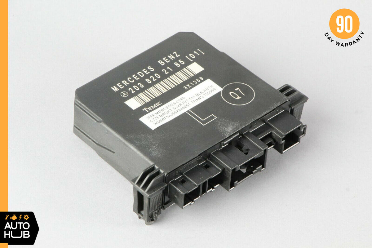 01-07 Mercedes W203 C230 C240 C320 Door Control Module Rear Left 2038202185 OEM - photo 1