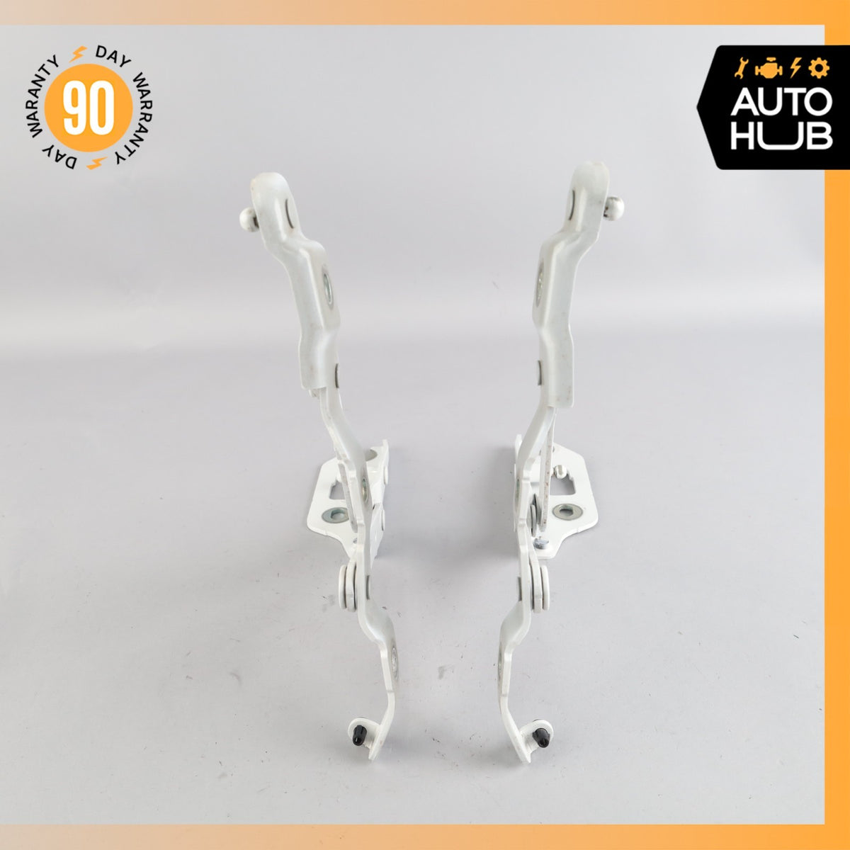 Audi S5 Convertible Trunk Boot Left & Right Lid Hinge Set White OEM - photo 3
