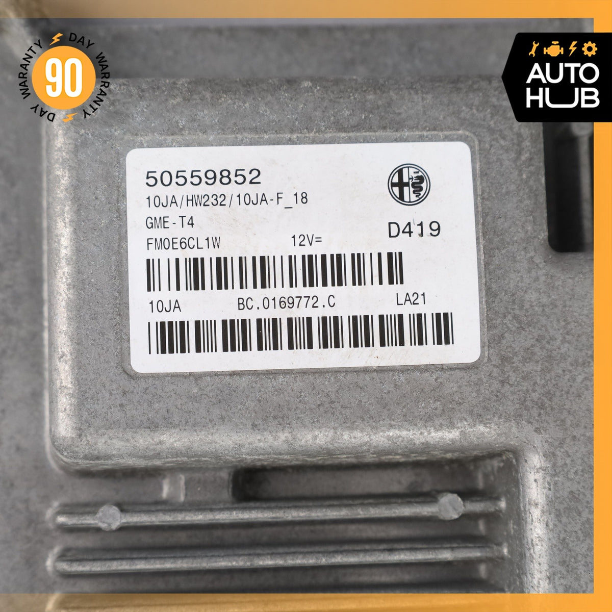 17-23 Alfa Romeo 952 Giulia 949 Stelvio Engine Motor Control Module ECU OEM 49k - photo 4