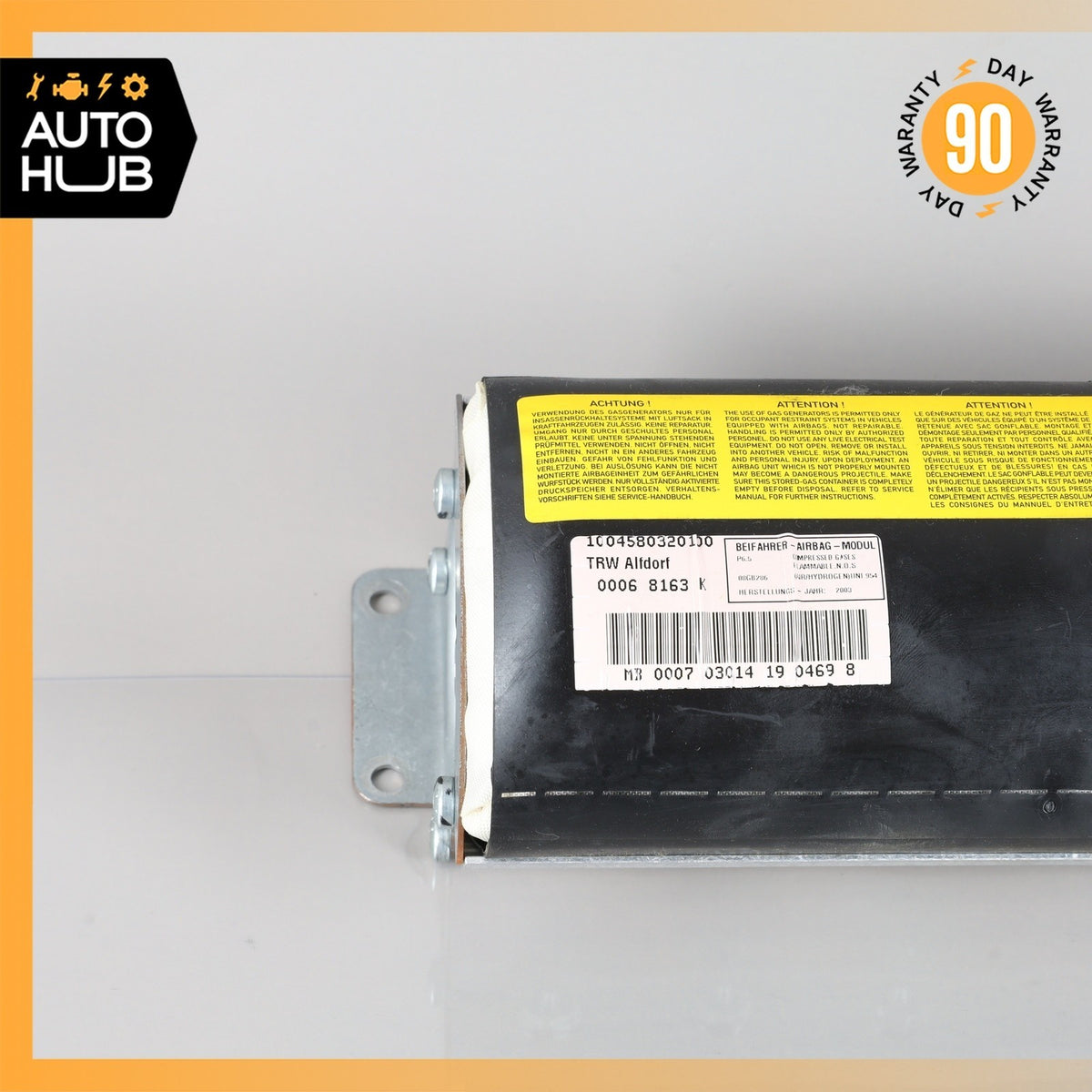 97-03 Mercedes W208 CLK430 CLK320 Front Right Dashboard Airbag Air Bag OEM 61k - photo 2