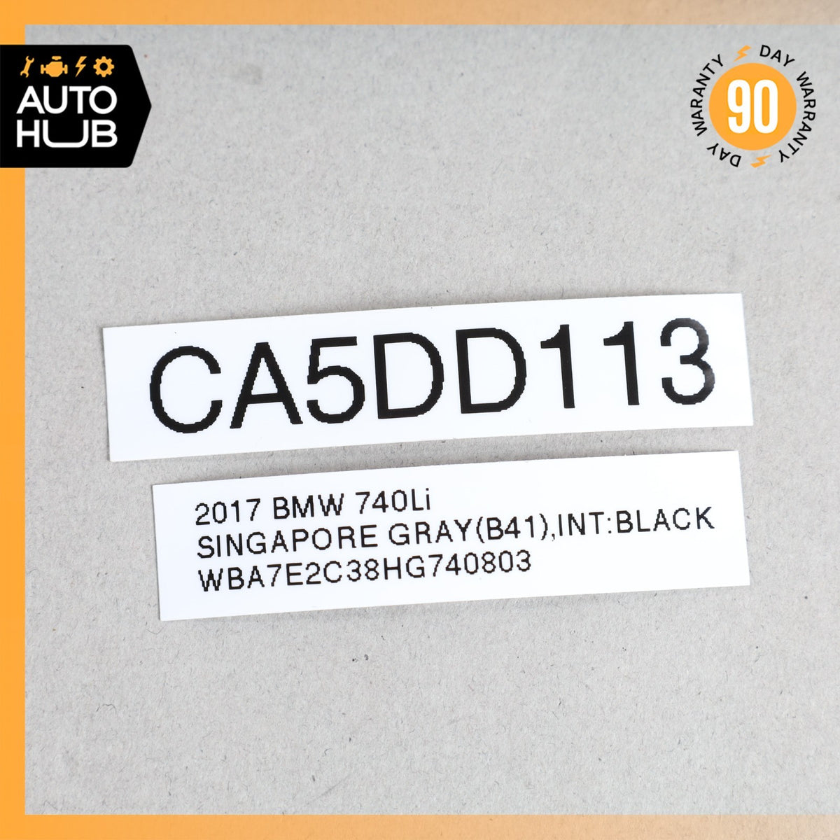 BMW G12 740Li Rear Center Console Cover Trim Panel Bezel 51169384706 OEM - photo 16