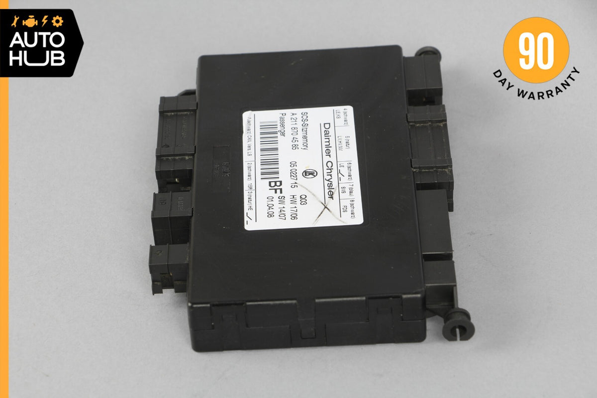 03-12 Mercedes W164 ML320 E63 AMG Front Right Seat Control Module 2118704585 OEM - photo 3