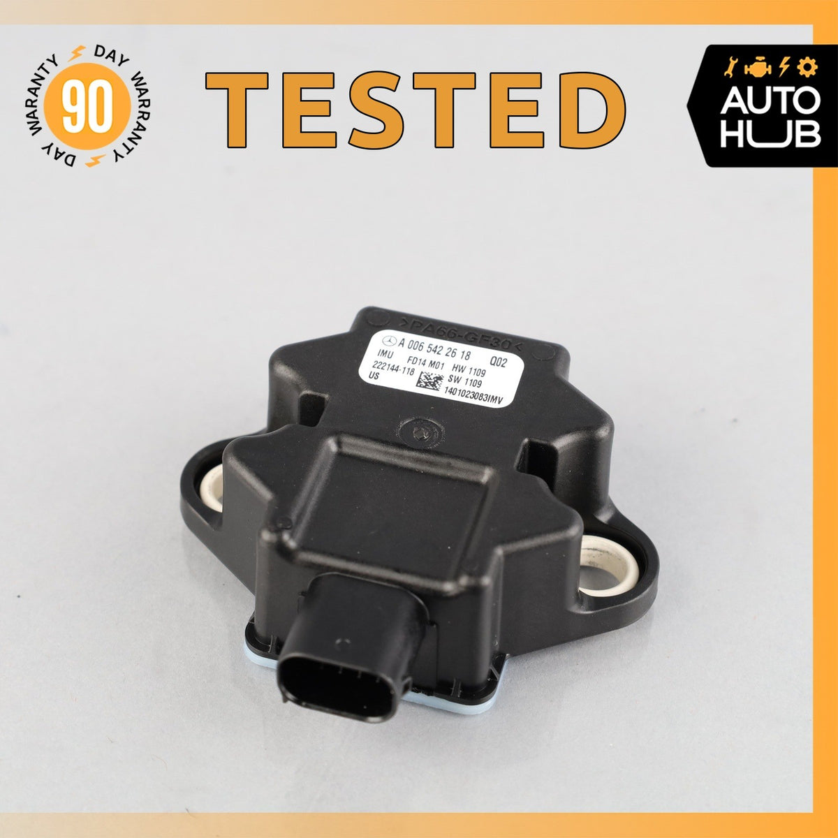 12-19 Mercedes W204 C250 GLE350 Yaw Turn Rate Sensor ESP Sensor 0065422618 OEM - photo 1