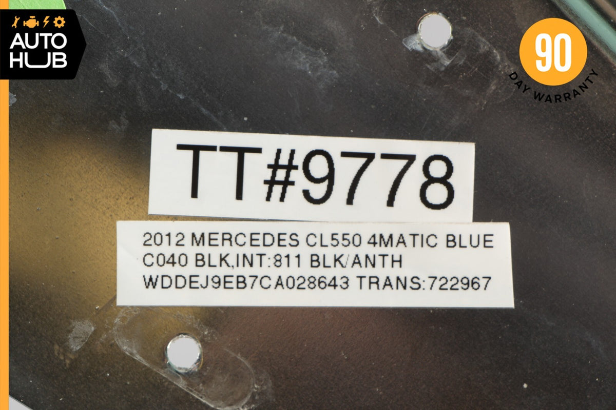 07-14 Mercedes W216 CL550 CL63 Door Interior Trim Right Passenger Side OEM 74k - photo 12