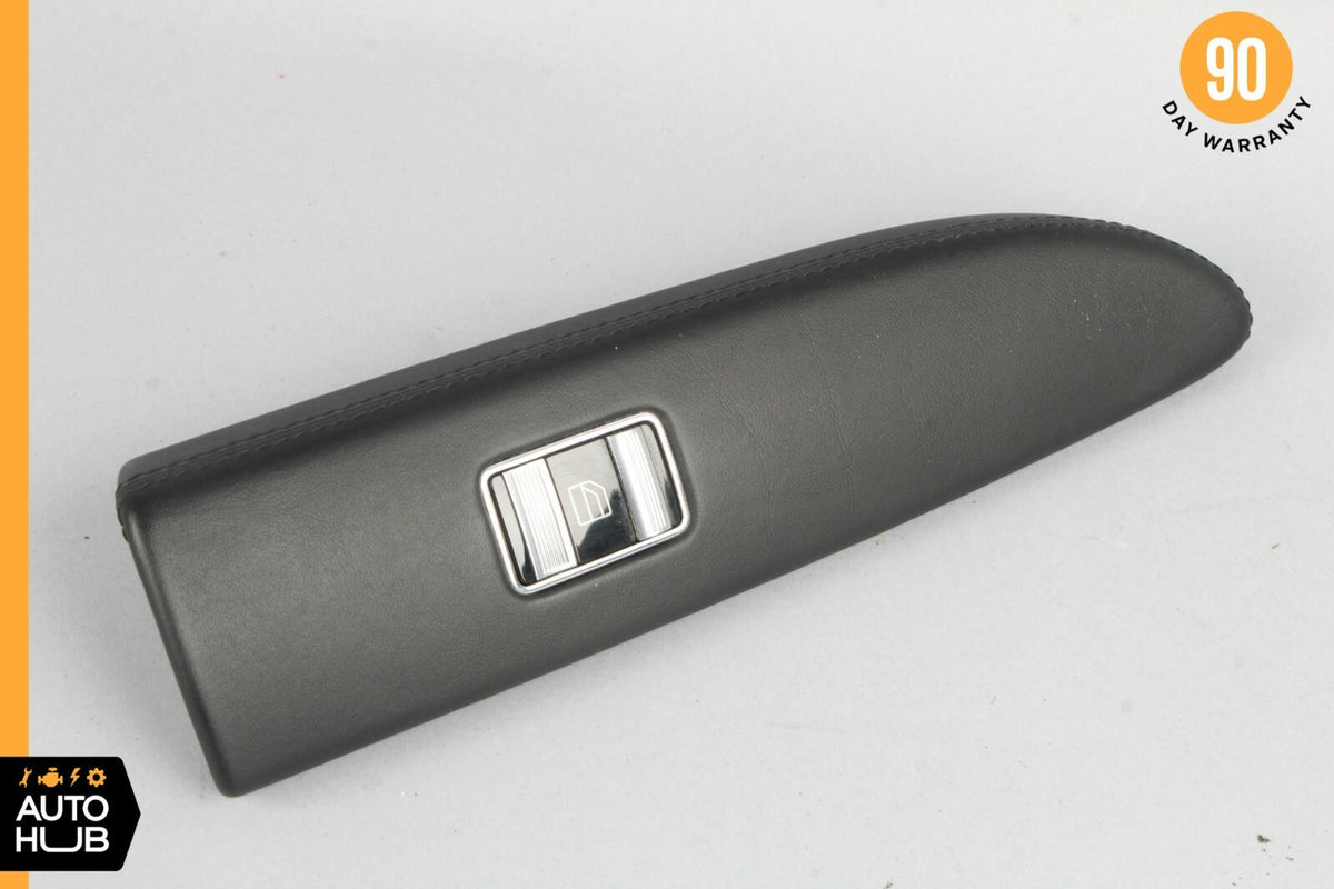 07-10 Mercedes W216 CL550 Front Right Passenger Door Window Switch Trim Black - photo 1