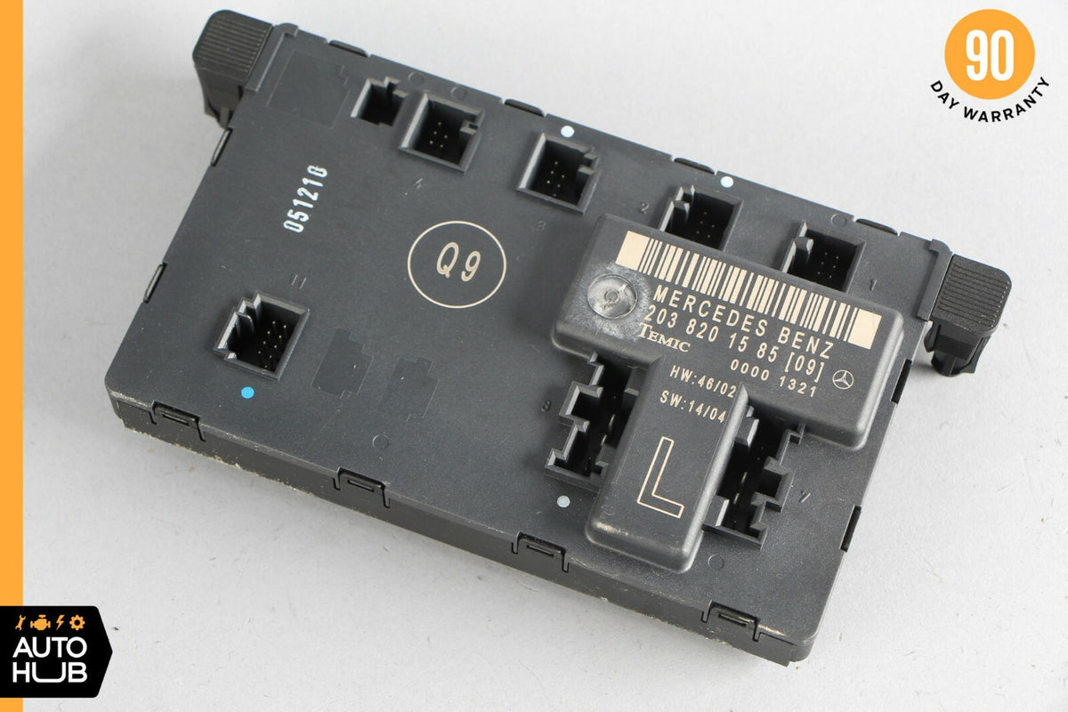 01-07 Mercedes W203 C230 C280 C320 Door Control Module Front Left 2038201585 OEM - photo 1