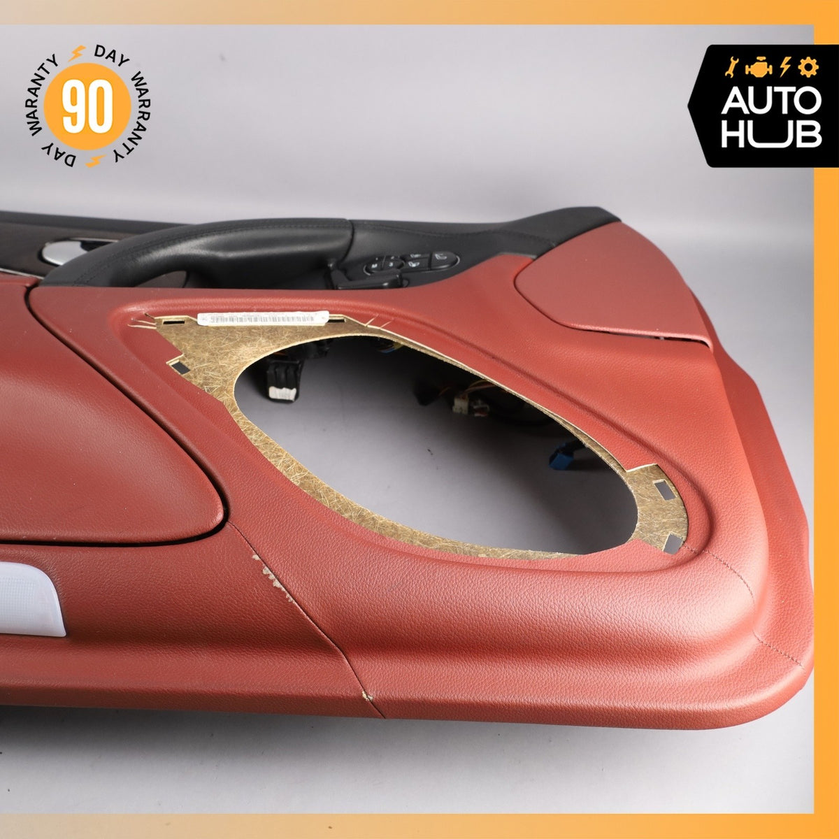 09-12 Mercedes R230 SL550 Interior Door Panel Left Driver Side Red OEM 62k - photo 22