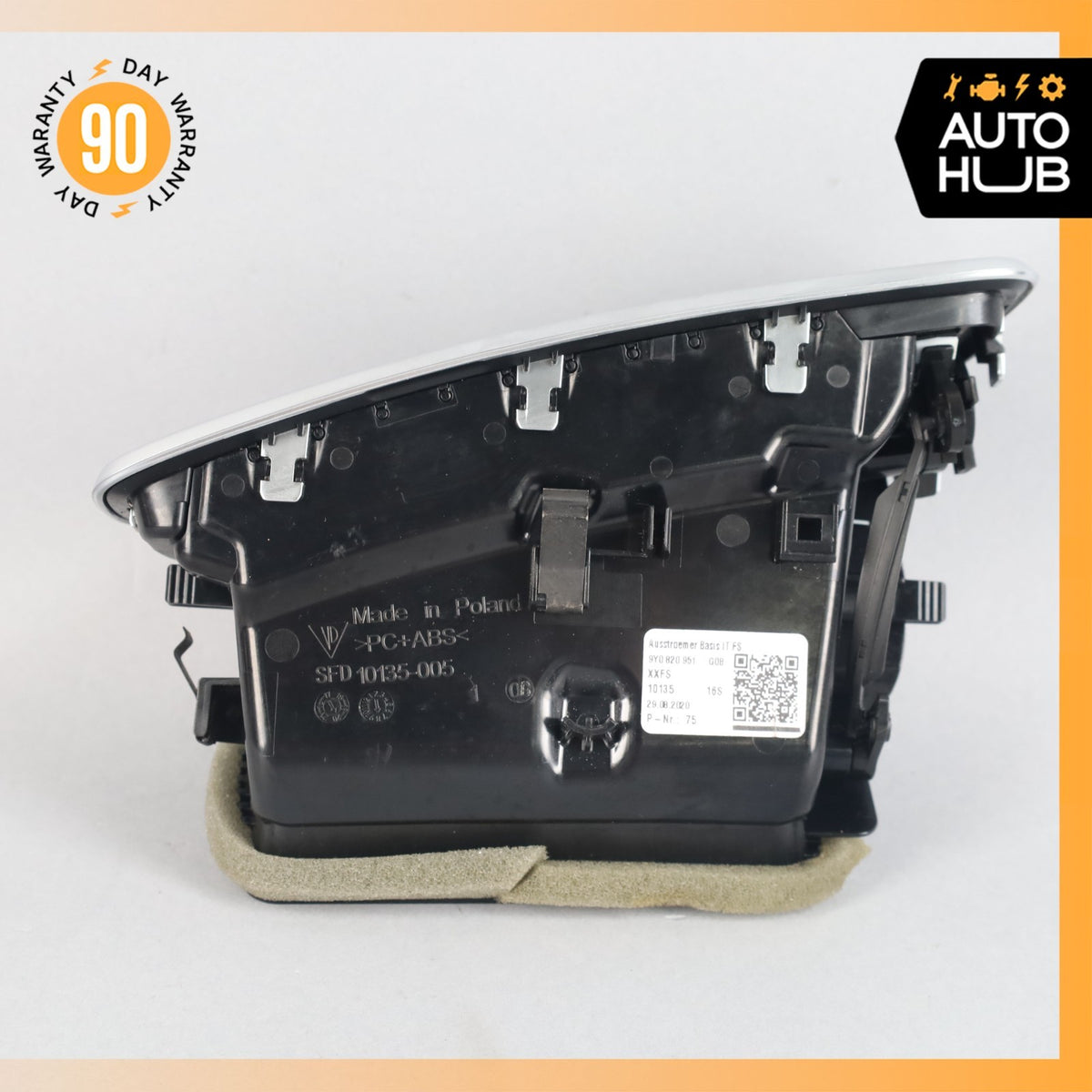 Porsche Cayenne 9Y0 Left Side Dashboard Outer A/C AC Air Vent 9Y0820951 OEM - photo 6