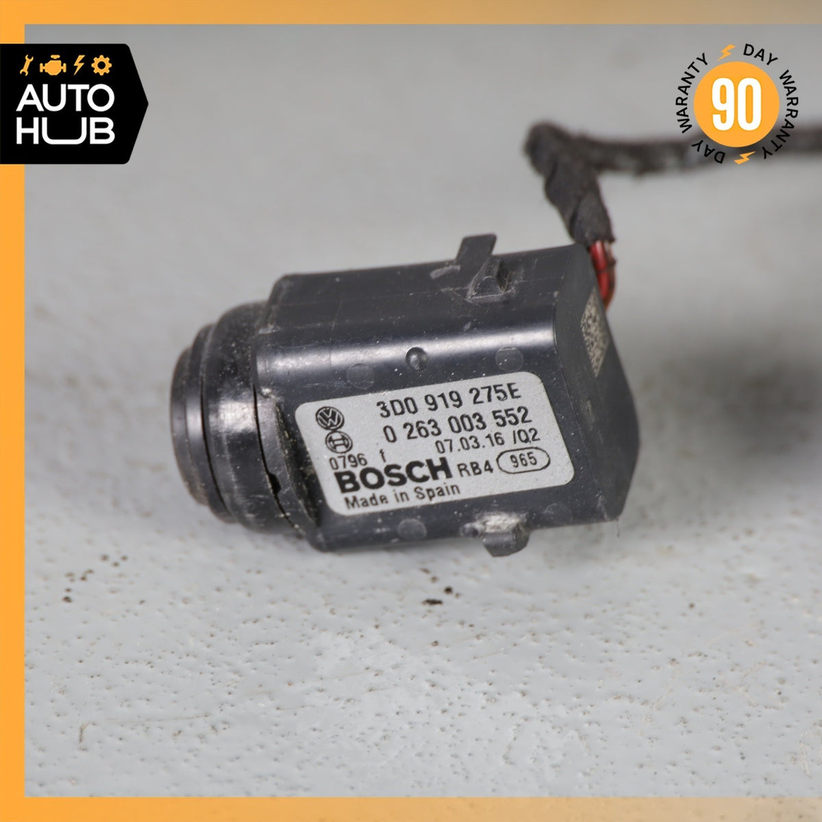 Bentley Continental GTC GT Front Bumper Parking Sensor Wire Harness PDC OEM 40k - photo 10
