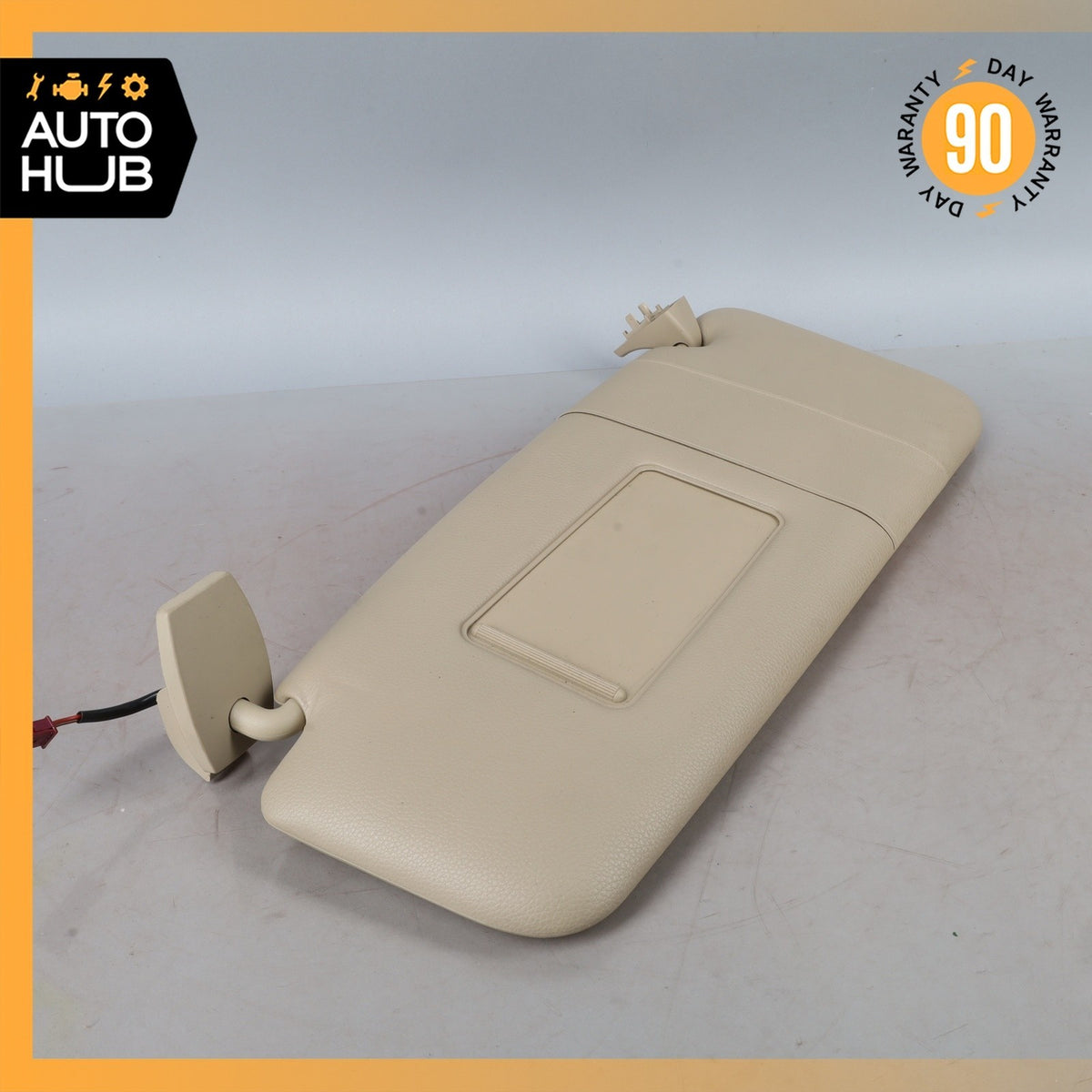 04-10 BMW E60 528i 535i Left Driver Side Sunvisor Sun Visor OEM 78k - photo 5