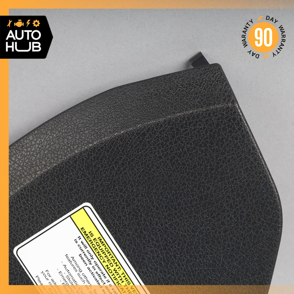 07-09 Mercedes W211 E550 E63 AMG E350 Left Dashboard Trim Cover Panel Black OEM - photo 3