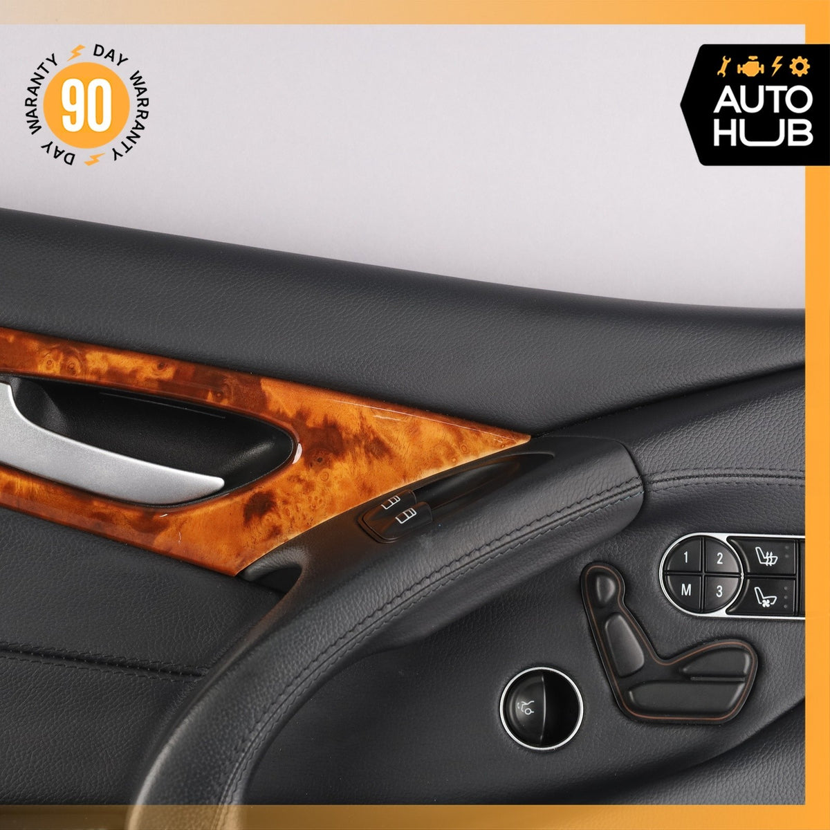 09-12 Mercedes R230 SL550 Interior Door Panel Left Driver Side Black OEM - photo 4