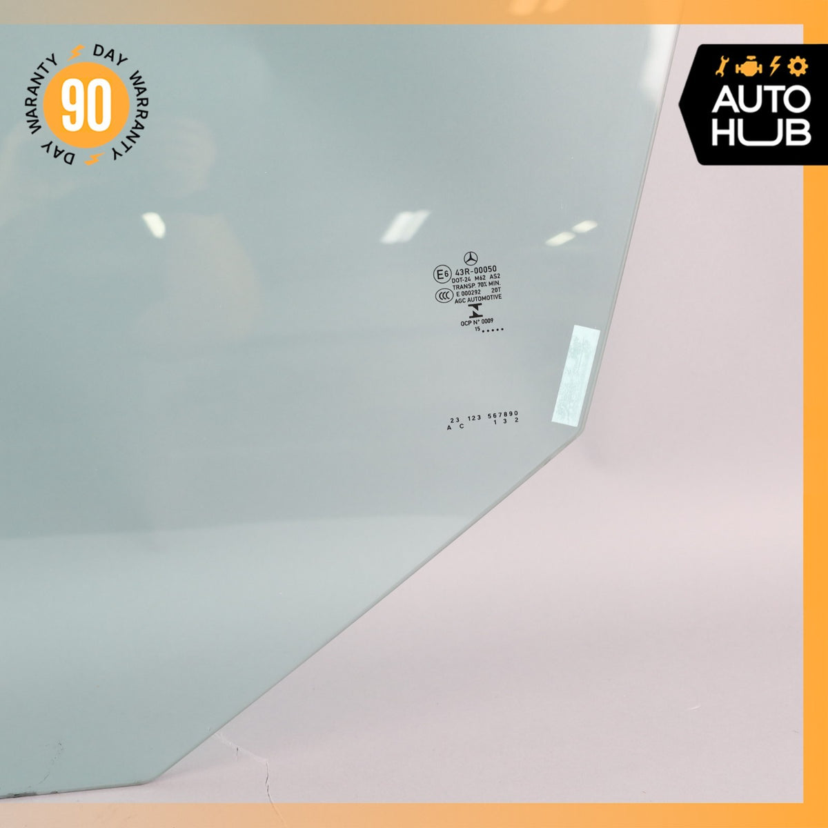 10-16 Mercedes W212 E350 E400 E550 Front Left Side Door Window Glass OEM - photo 3