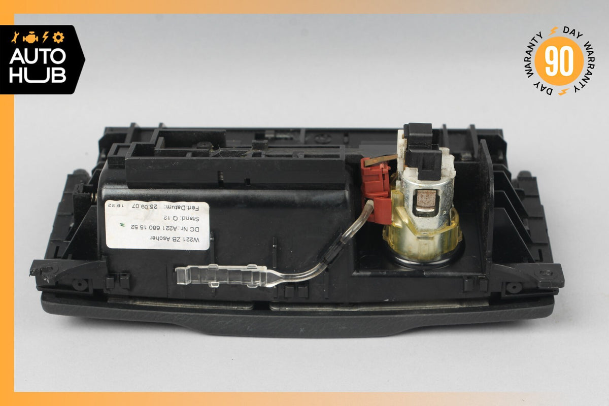 07-09 Mercedes W221 S550 S63 AMG Ash Tray Ashtray Lighter Trim Black OEM - photo 10