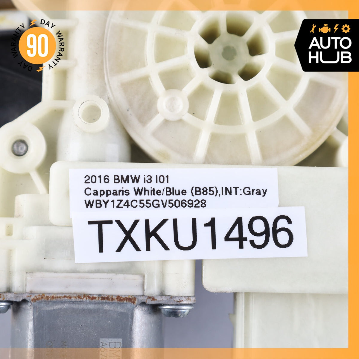 BMW i3 I01 Hybrid Front Left Driver Side Door Window Regulator Motor OEM - photo 14