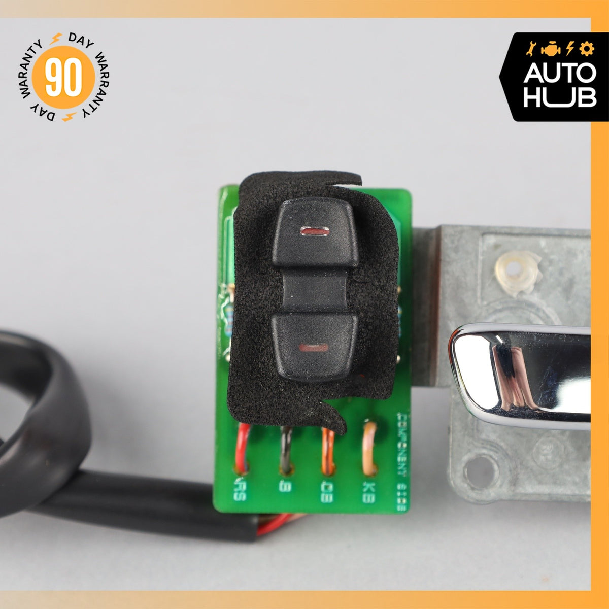 00-09 Bentley Arnage Front Right Interior Door Release Handle w/ Switch OEM - photo 5