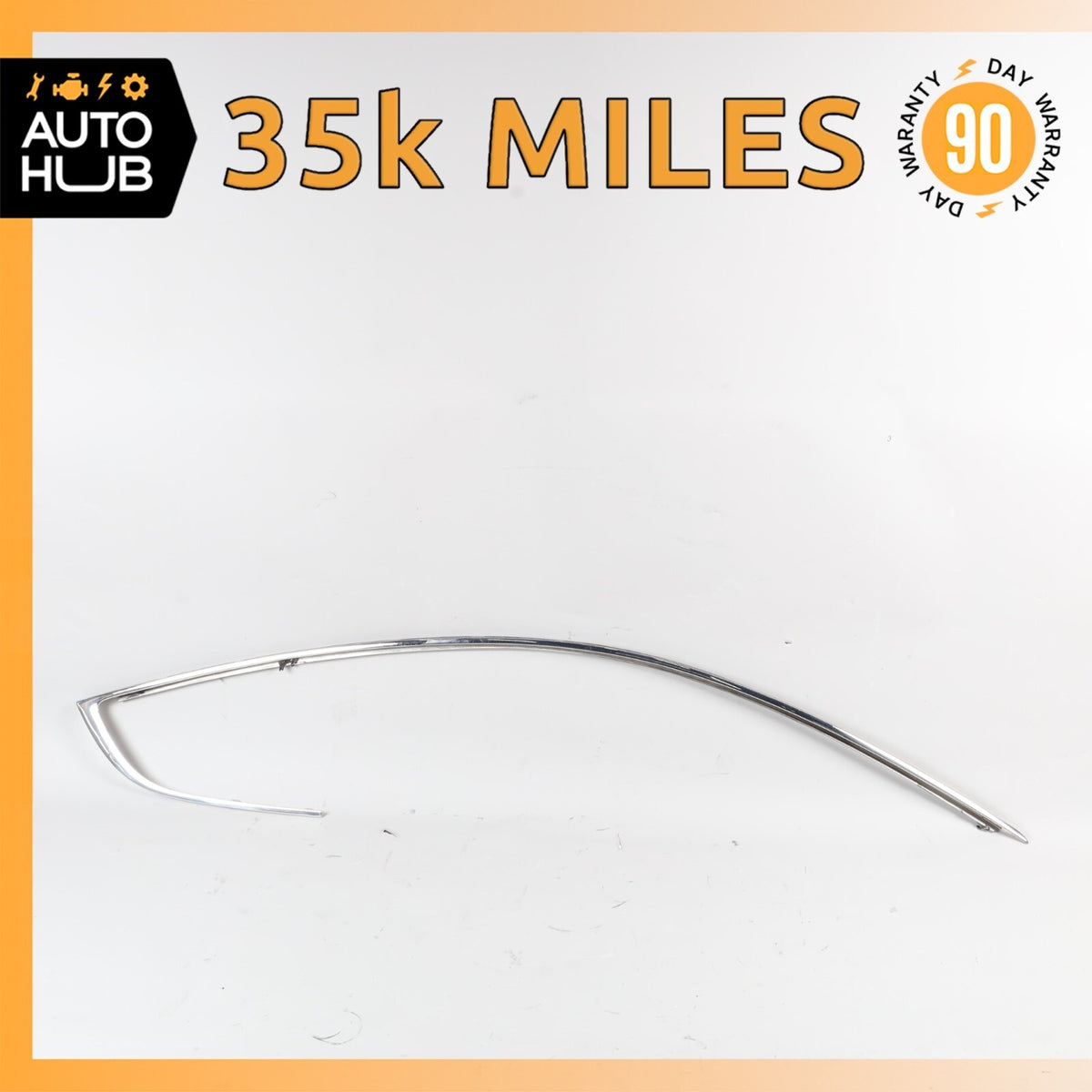 13-15 Aston Martin DB9 Right Passenger Side Window Moulding Strip OEM 35k - photo 1