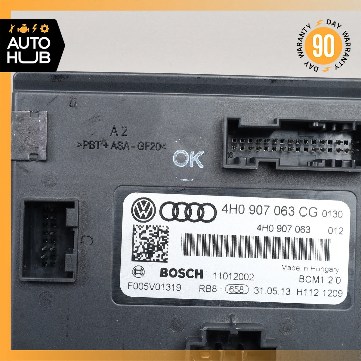 12-15 Audi C7 S6 A6 Body Comfort Onboard Control Module Unit BCM BCU OEM 51k - photo 4