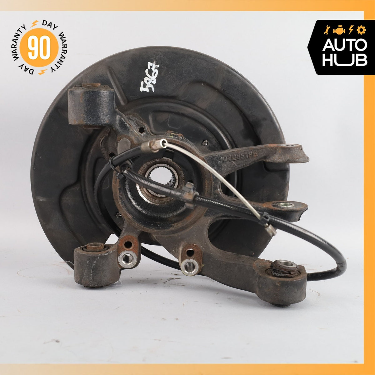 00-02 Bentley Arnage / Rolls Royce Seraph Rear Left Spindle Knuckle Hub OEM 42k - photo 8