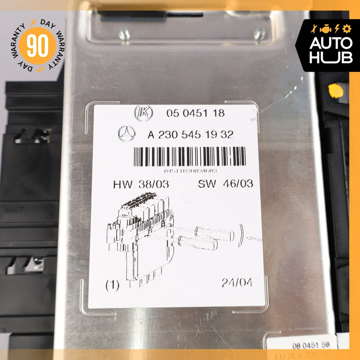 03-12 Mercedes R230 SL500 SL55 AMG Front Left SAM Fuse Box Control Module OEM - photo 15