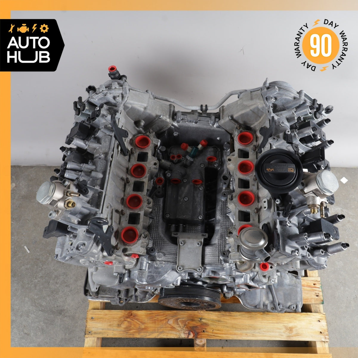 13-18 Audi C7 S6 A8 S7 4.0L V8 Engine Motor Assembly CEUC OEM 52k - photo 3