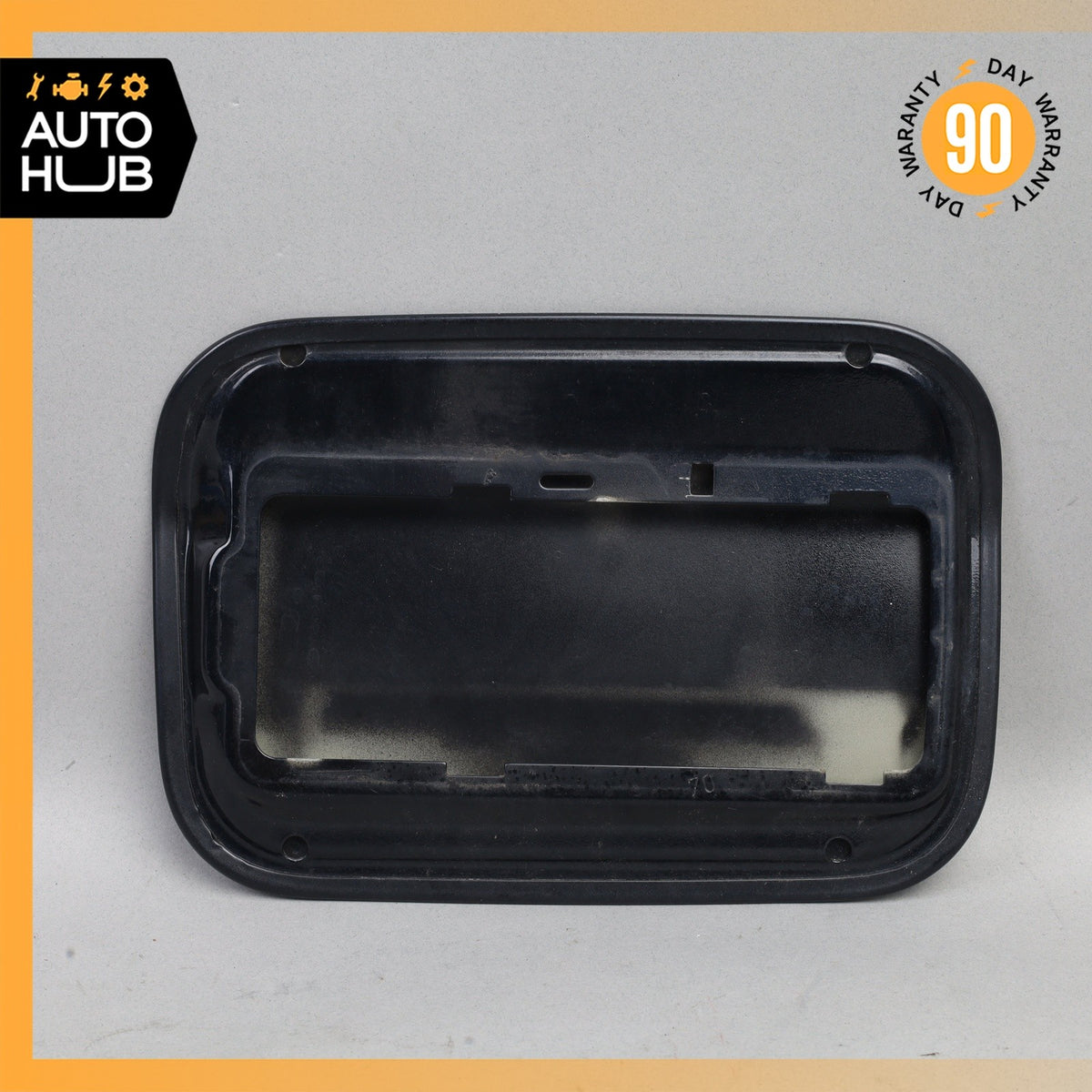 04-10 BMW E60 550i 528i 535i Fuel Gas Tank Filler Door Lid Black OEM - photo 5