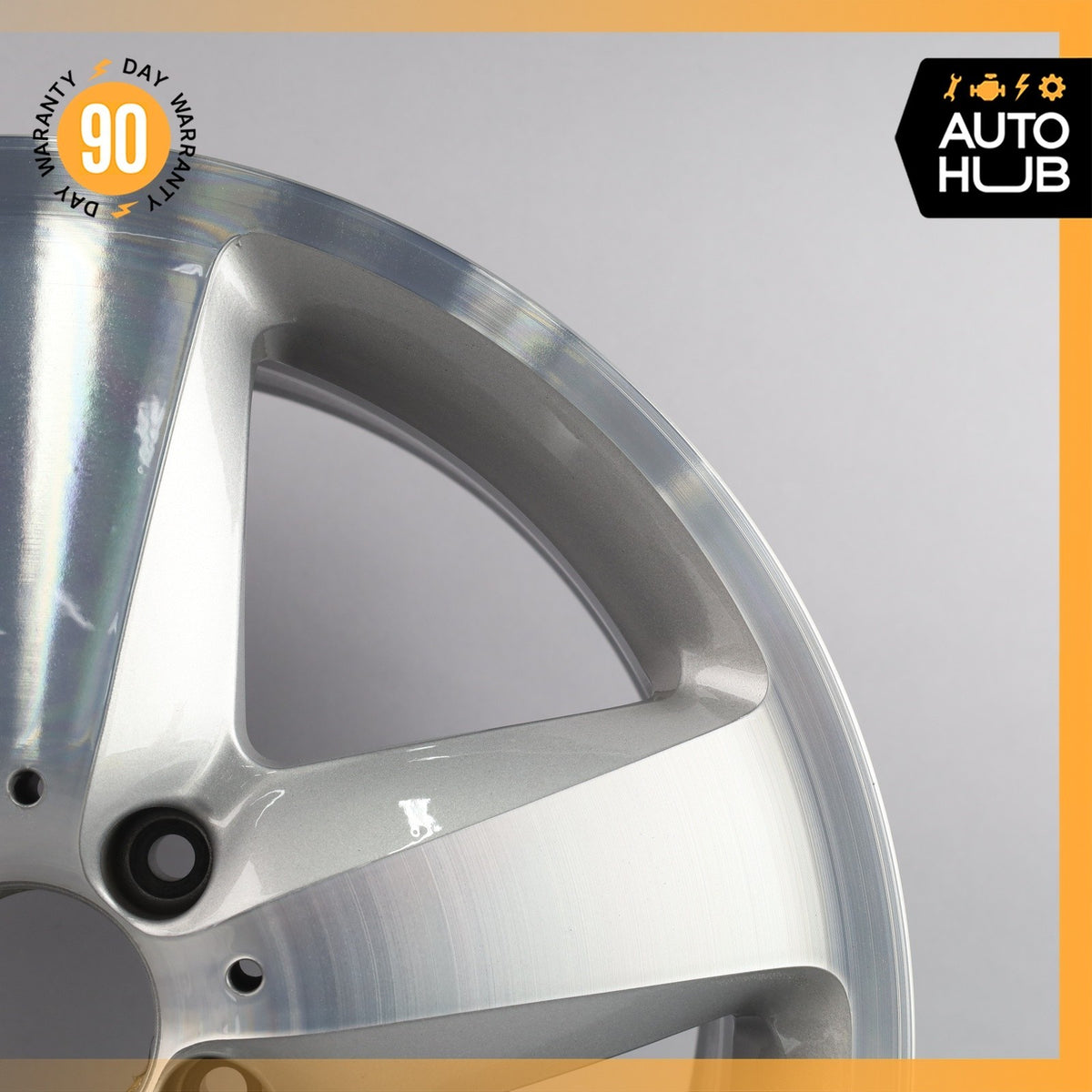 Mercedes R171 SLK350 SLK280 7.5 x 17 17" Wheel Rim Silver 1714010502 OEM - photo 4