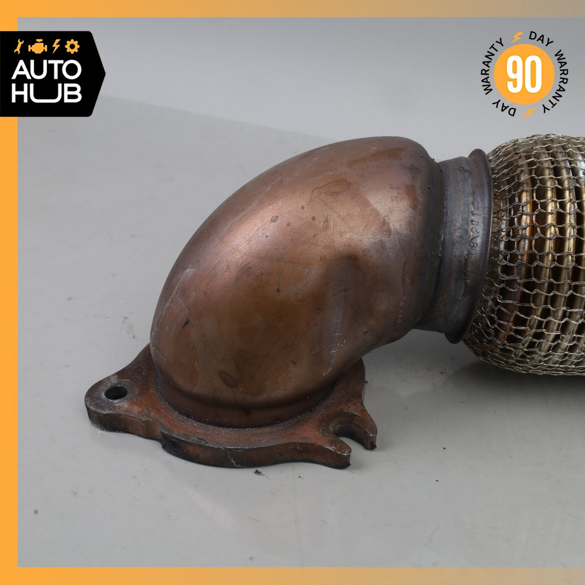 12-19 Mercedes W166 ML350 GLE350d BlueTec Engine Exhaust Downpipe OEM - photo 3