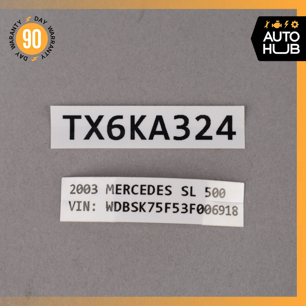 03-06 Mercedes R230 SL500 SL55 Airbag Air Bag Sensor SRS Control Module OEM - photo 8