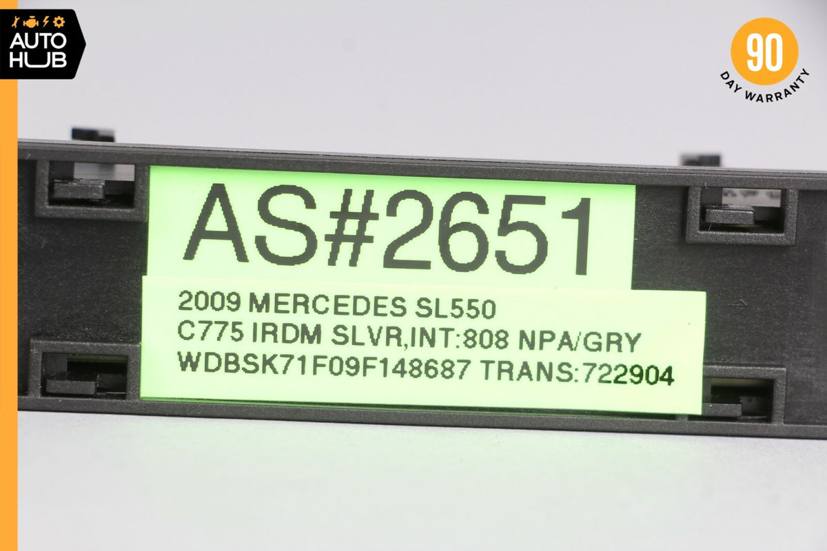 03-12 Mercedes R230 SL550 SL55 AMG Dash Console Park Assist Switch OEM - photo 12