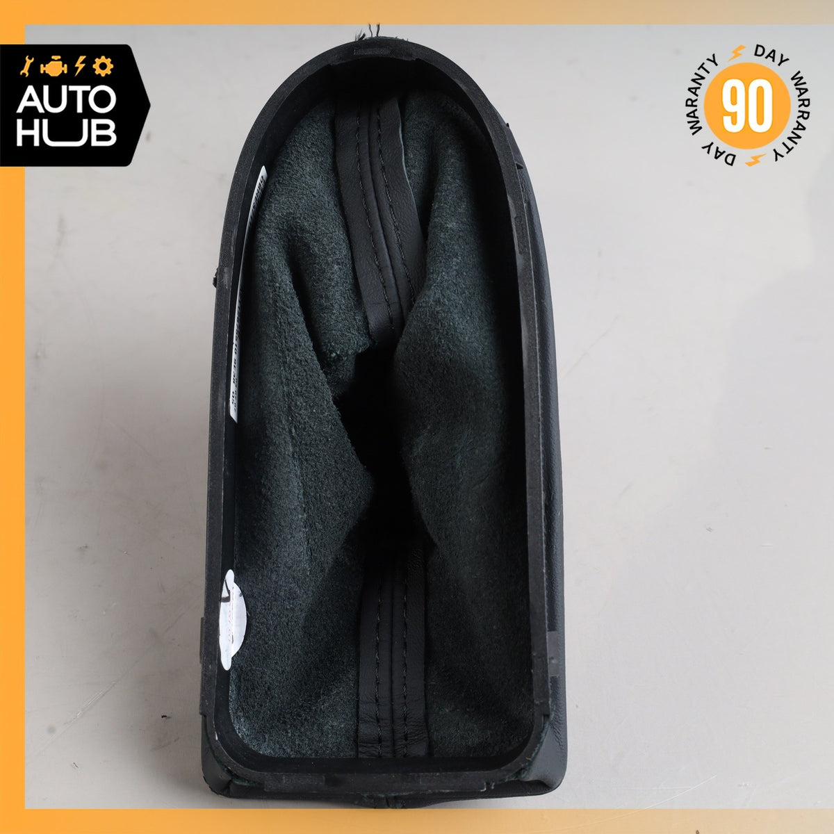 07-09 Mercedes W211 E350 E550 Gear Shift Shifter Knob Boot 2112675510 Black OEM - photo 7