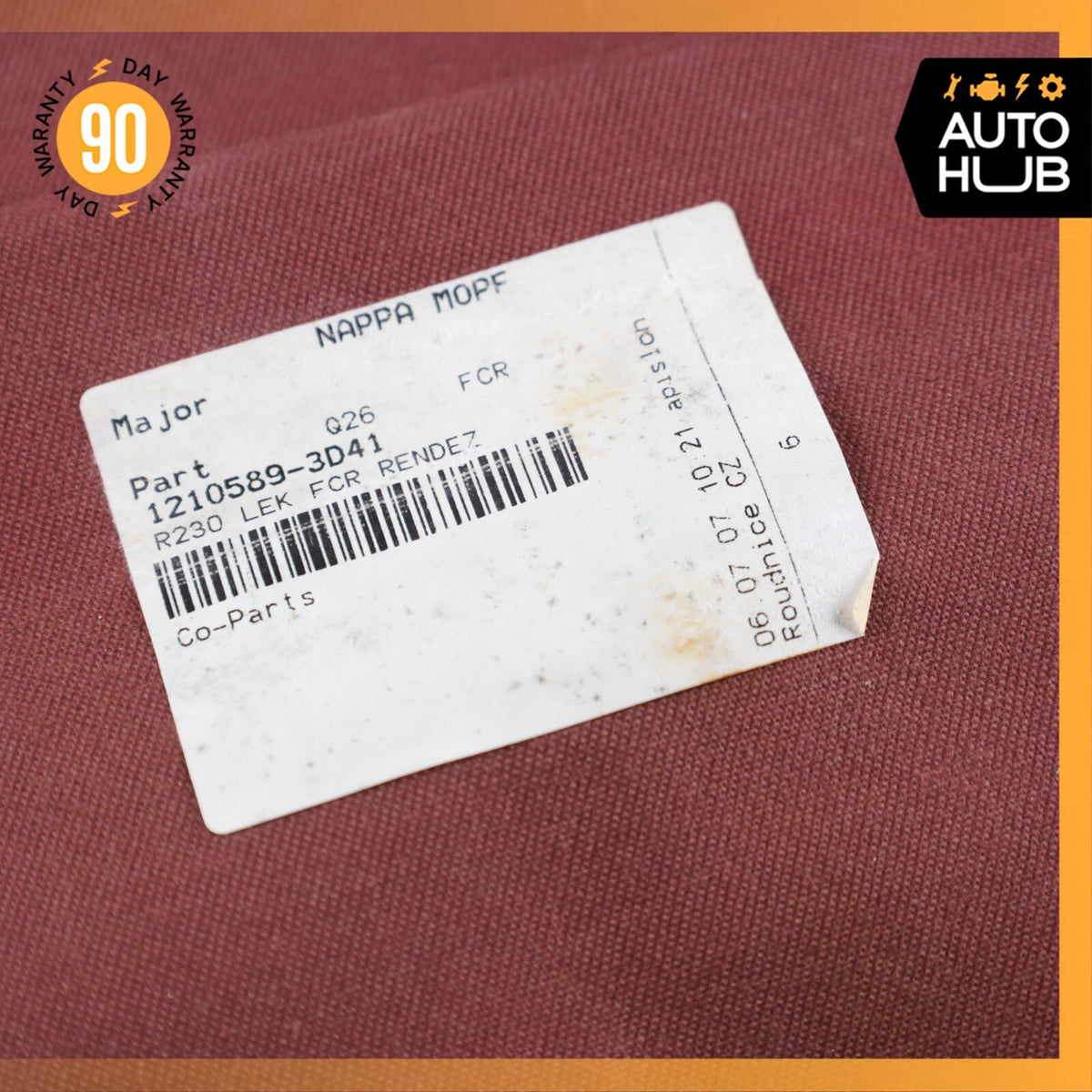 07-08 Mercedes R230 SL550 Right Side Lower Bottom Seat Cushion Nappa OEM 61k - photo 14
