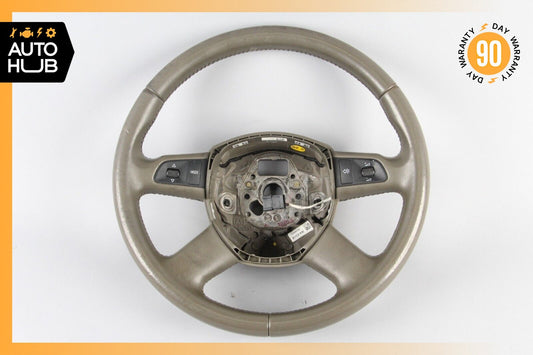 07-09 Audi Q7 4L Steering Wheel Brown 4F0419091AHN60 OEM - photo 1