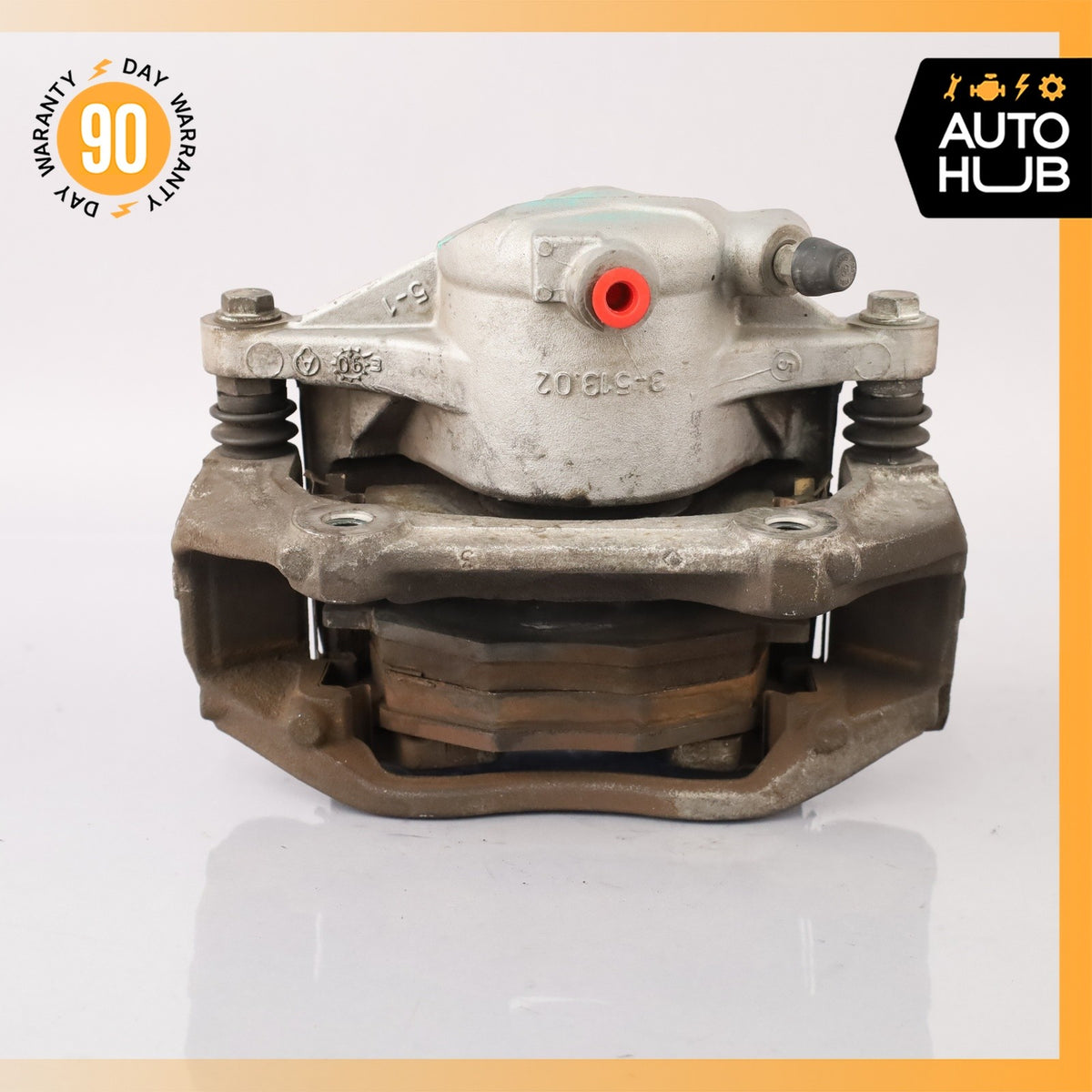 03-09 Mercedes W211 E320 E350 Front Left Right Brake Caliper Calipers Set OEM - photo 9