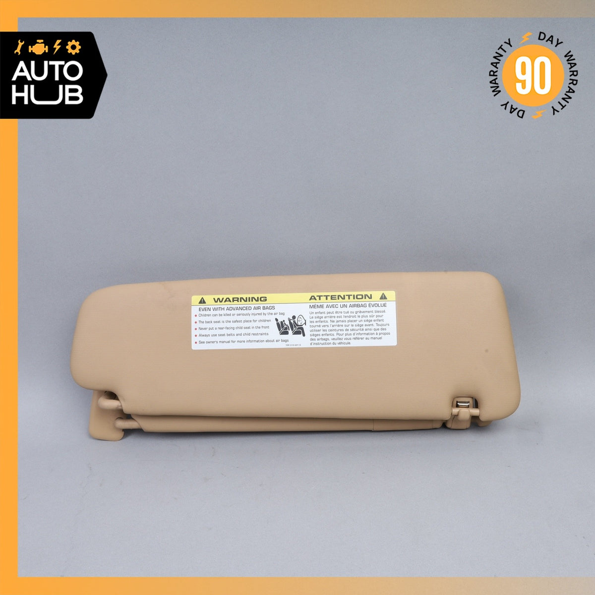 15-18 Porsche Cayenne 958 Sun Visor Sunvisor Front Left Luxor Beige OEM - photo 1
