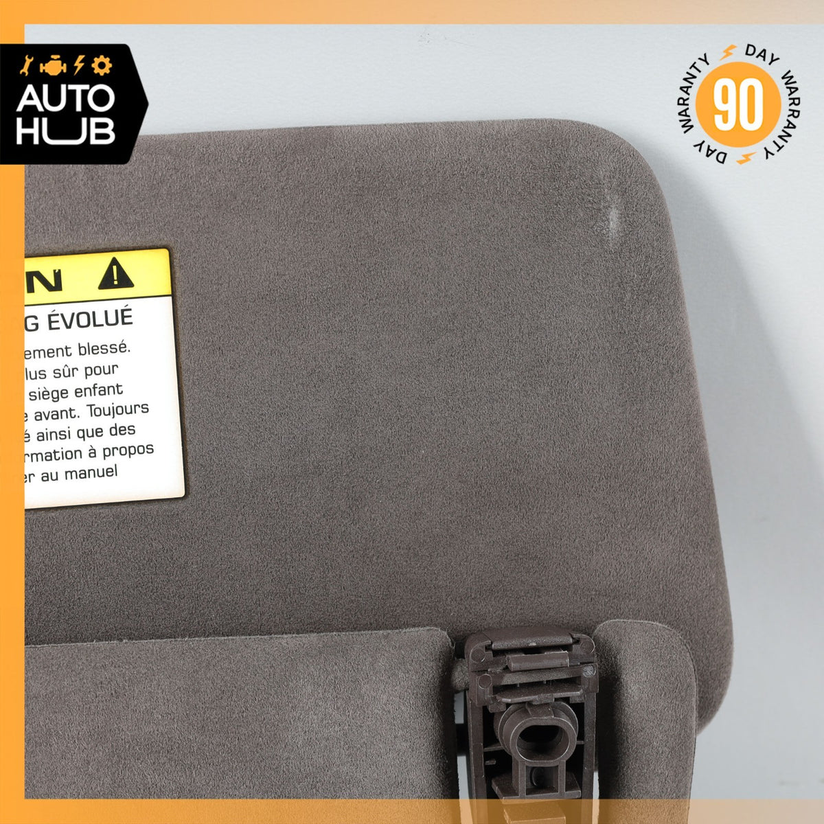 11-18 Porsche Cayenne 958 Sun Visor Sunvisor Left Side Suede Brown OEM - photo 5