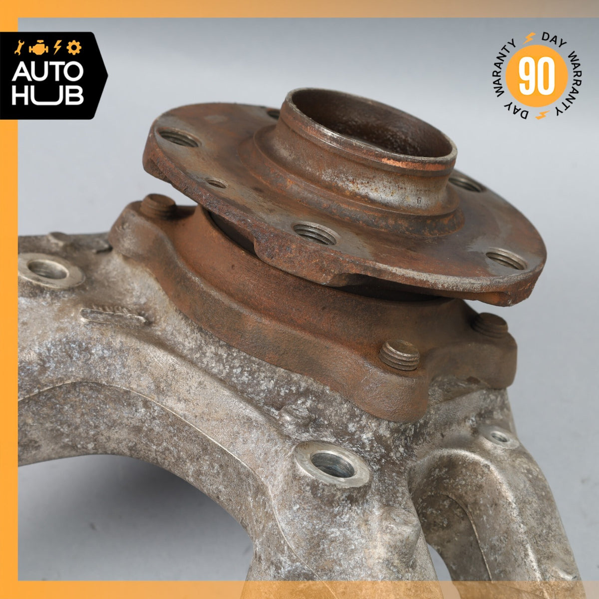 03-13 Bentley Continental Flying Spur Rear Left Side Spindle Knuckle Hub OEM 80k - photo 9