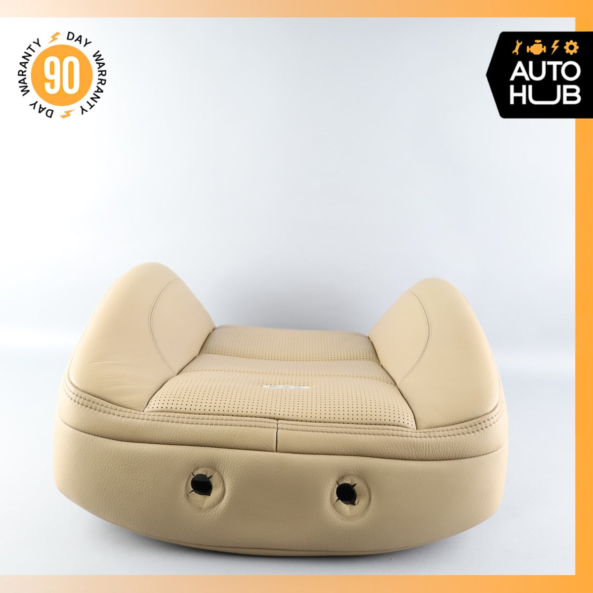 11-13 Mercedes W221 S63 AMG Front Right Side Seat Upper Cushion Nappa OEM 72k - photo 9