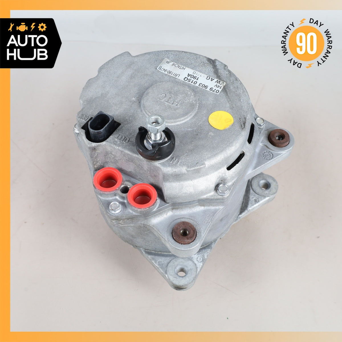 11-12 Audi D4 A8 4.2L V8 Engine Motor Alternator Generator 190A OEM - photo 9