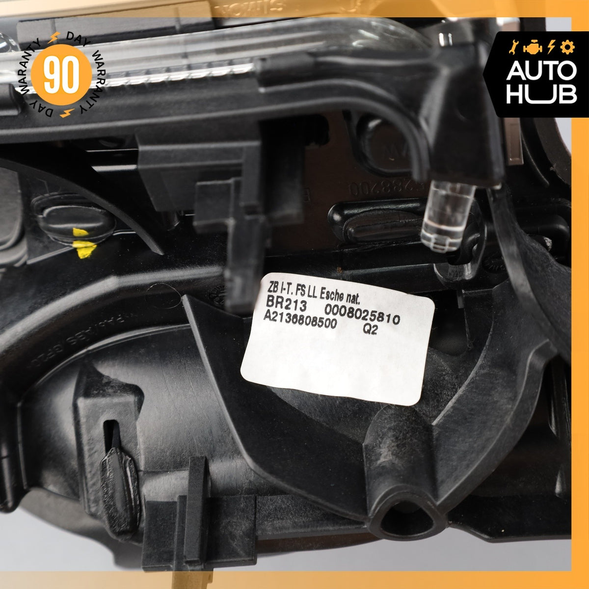 17-20 Mercedes W213 E350 E300 E63 AMG Dashboard Panel Left Trim Wood OEM - photo 9