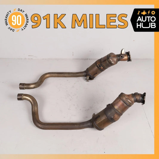 14-16 Porsche Panamera 970 4 3.6L Exhaust Downpipe Set 97011335028 OEM 91k - photo 1