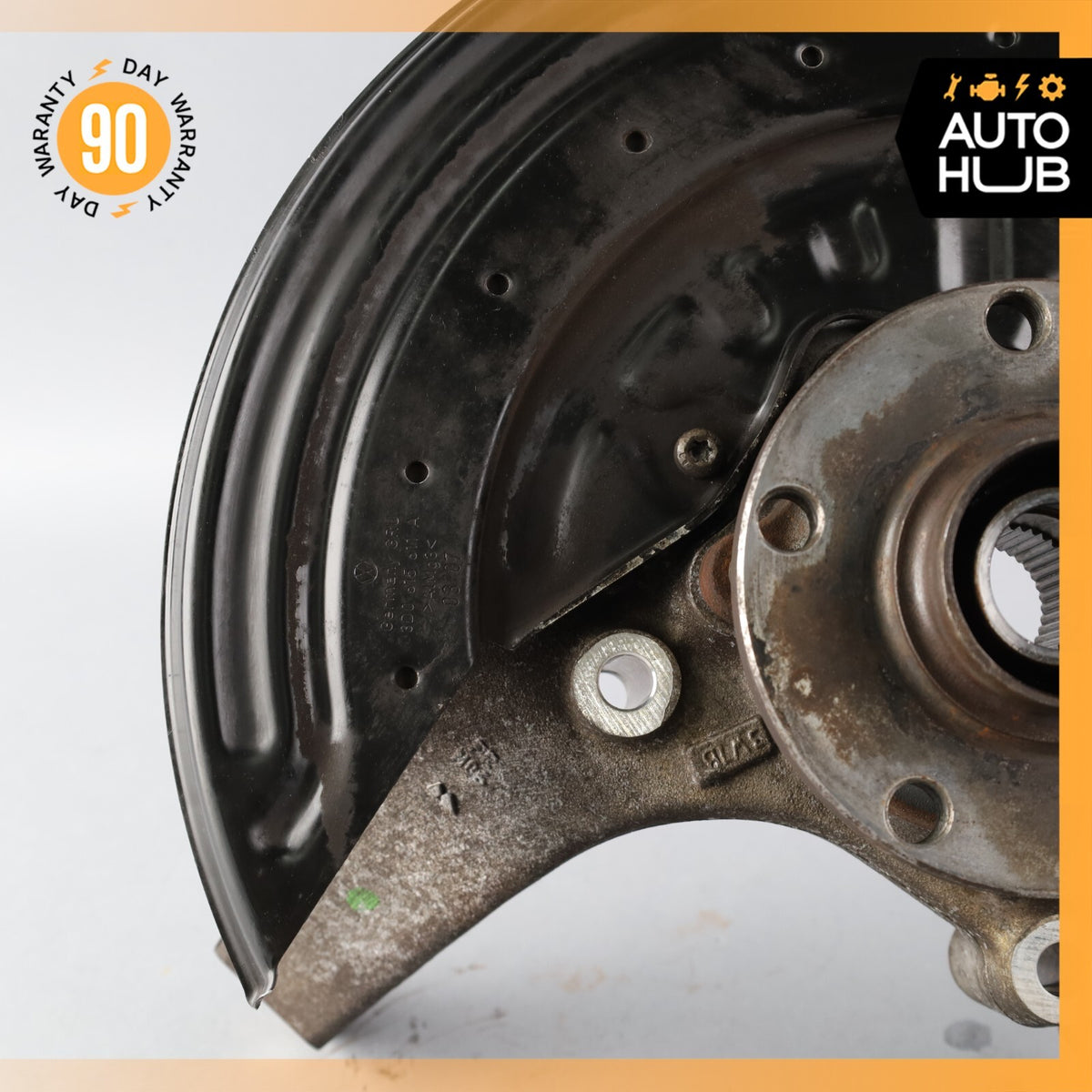 07-12 Bentley Continental GTC Rear Left Side Spindle Knuckle Hub OEM 46k - photo 3