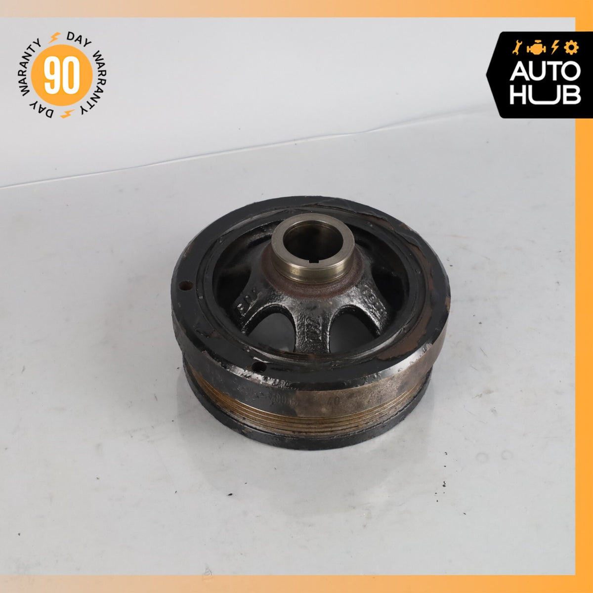 07-15 Mercedes W164 ML63 E63 SLS AMG Crank Shaft Pulley Harmonic Dampener OEM - photo 1