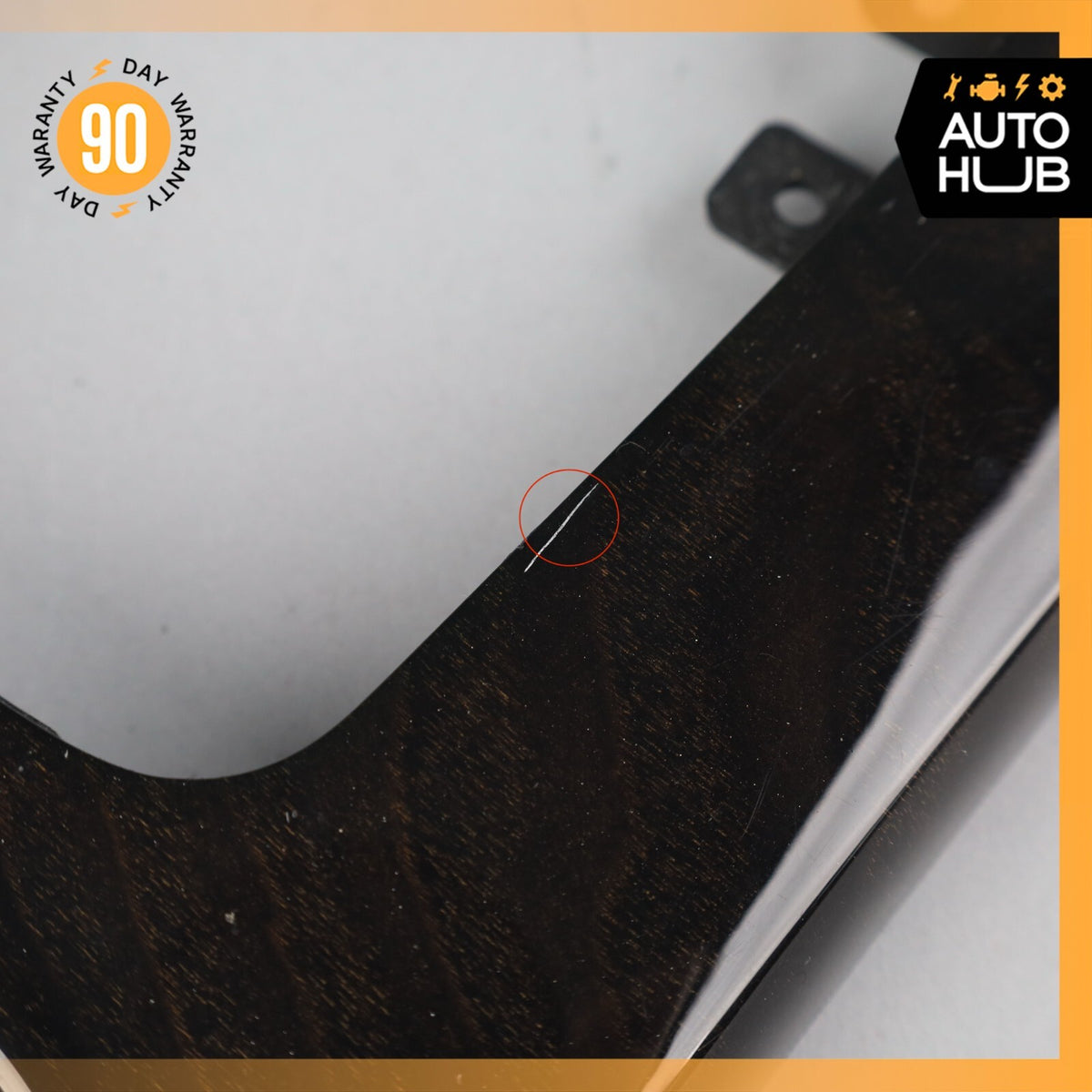 12-16 Mercedes R172 SLK250 Center Console Trim Bezel Black Ash Wood OEM 40k - photo 8