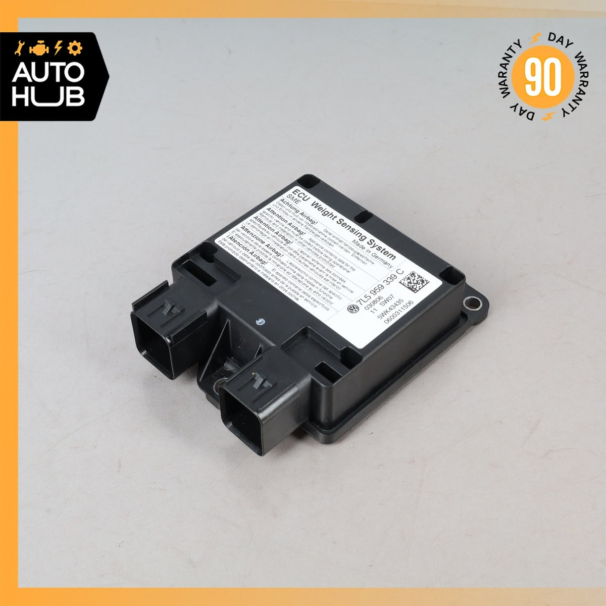 06-10 Porsche Cayenne 955 957 Seat Occupancy Sensor Mat SRS Module OEM 87k - photo 2