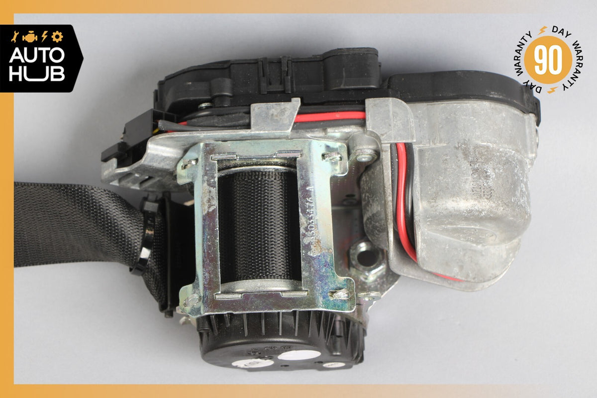 07-10 Mercedes W221 S550 S63 AMG Front Right Passenger Side Seat Belt Black OEM - photo 2