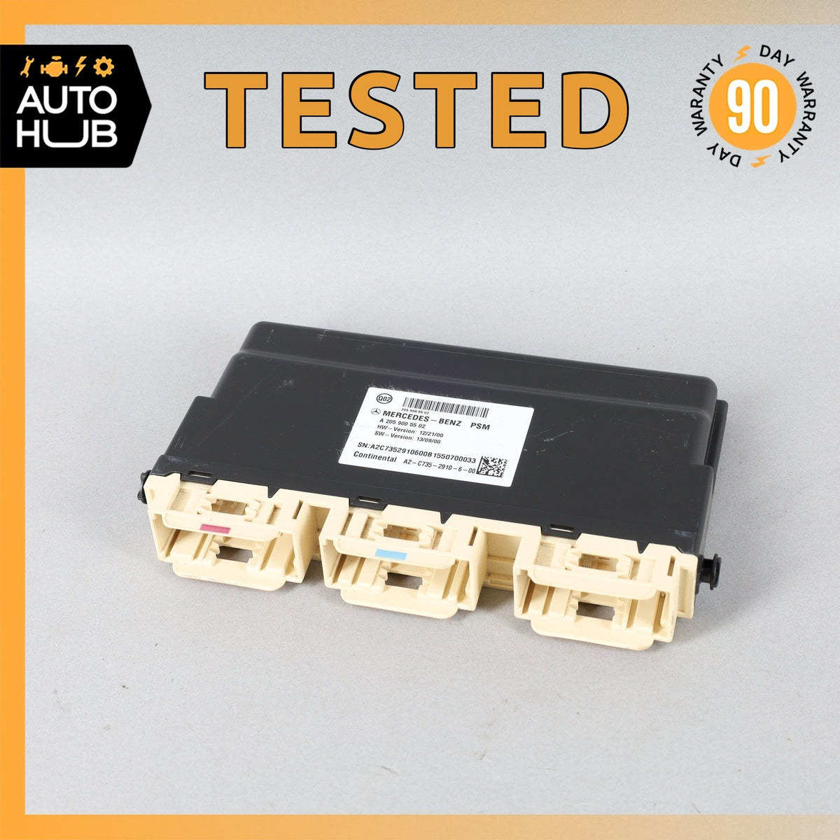 Mercedes W205 C300 GLC300 Front Right Seat Control Module 2059005502 OEM - photo 1