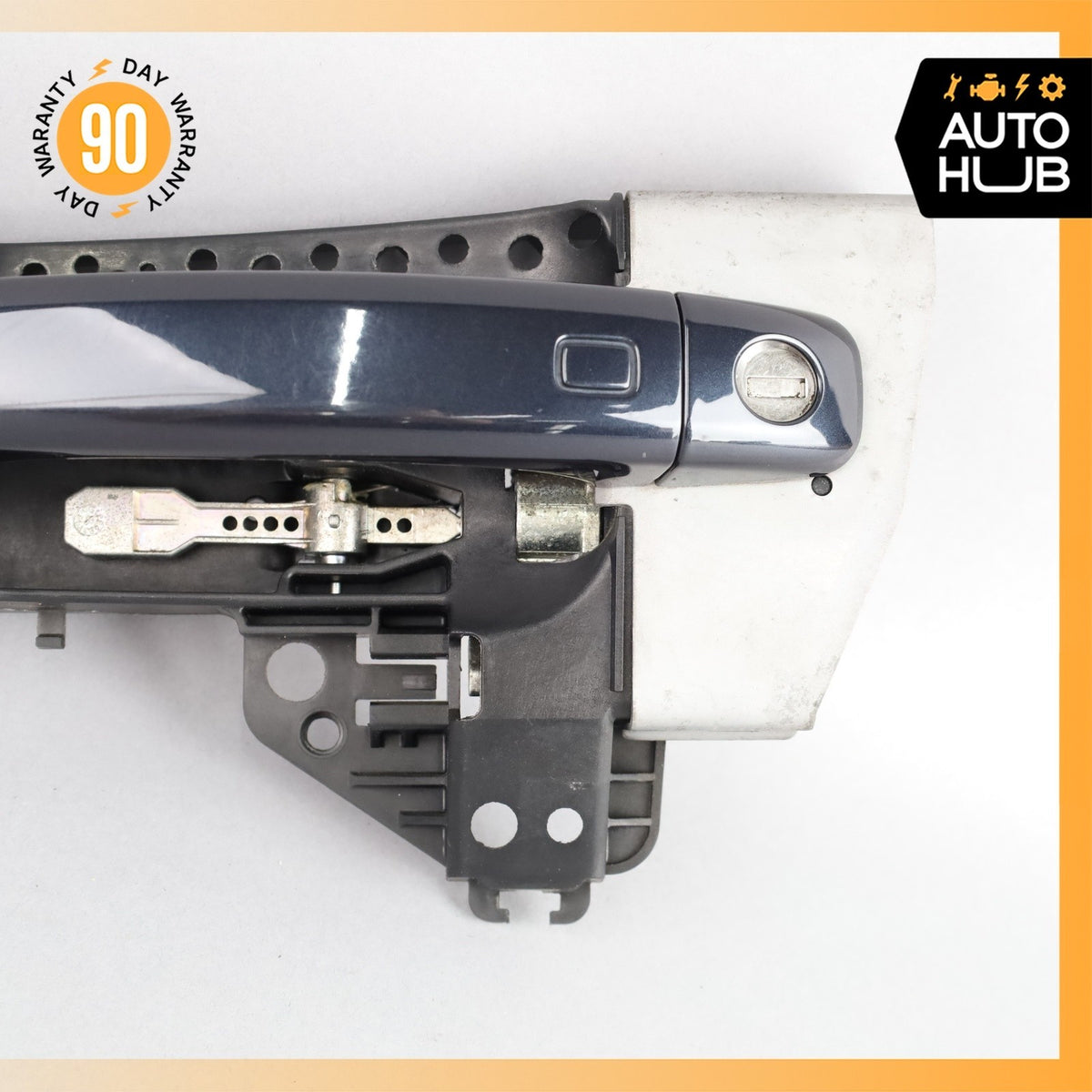 Audi B8 S4 Left Driver Exterior Door Handle w/ Keyless Go Blue 8T0837885B OEM - photo 7